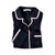 Hera Womens Black Satin Pyjamas - Folded | Bown of London